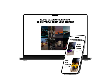 30,000 luxury b-roll clips to instantly boost your content