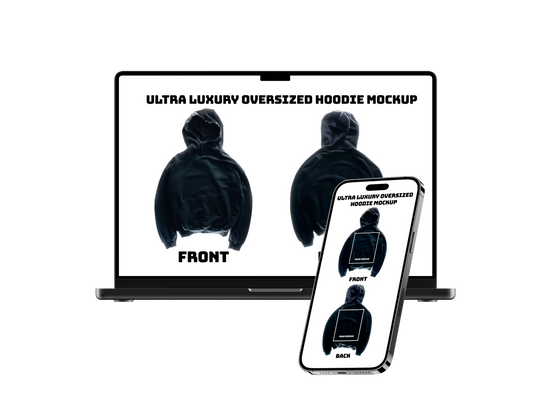 Ultra luxury hoodie mockup